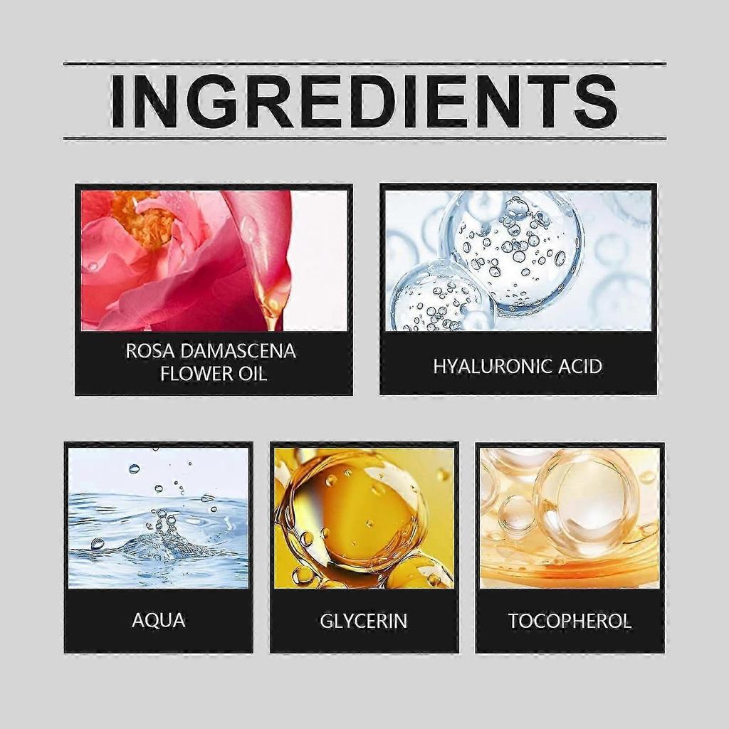 100ml Hyaluronic Acid Serum ,Facial Care for Men and Women,Anti-aging Hyaluronic Acid Serum with Rose oil