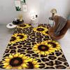 Covor covor cu flori de soare de vis 3D Margarete nordice pentru living, dormitor, decor casă, decor antiderapant pentru canapea, preș de intrare, cadouri, copil