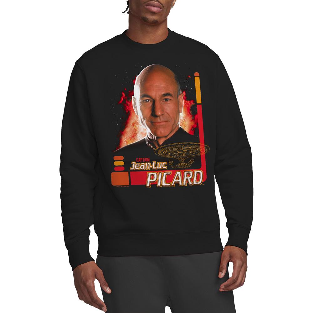 STAR TREK Unisex Adult Jean-Luc Picard Sweatshirt