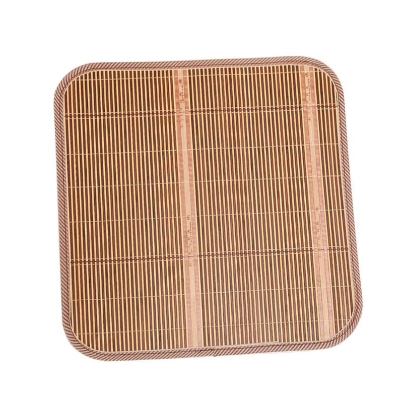 Summer Random Bamboo Cool Mat Breathable Seat Cushion Home and Office Chair Cool Mat Bamboo Silk Dining Chair Cushion