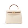 A new type of genuine leather women's handbag with a single-shoulder design, featuring a high-end hand-stitched texture and cowhide color