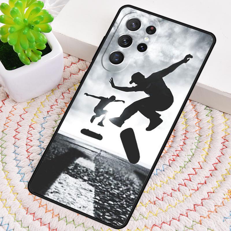 Skate Extreme Sport TPU Phone Case For Samsung Galaxy note 10 pro S26 S25 S24 S23 S22 Ultra Plus S21 FE S20 Shockproof Cover