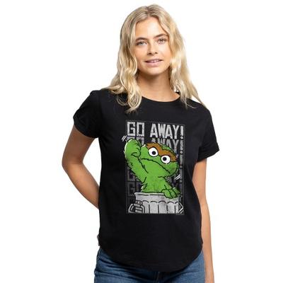 Camiseta feminina clássica Go Away