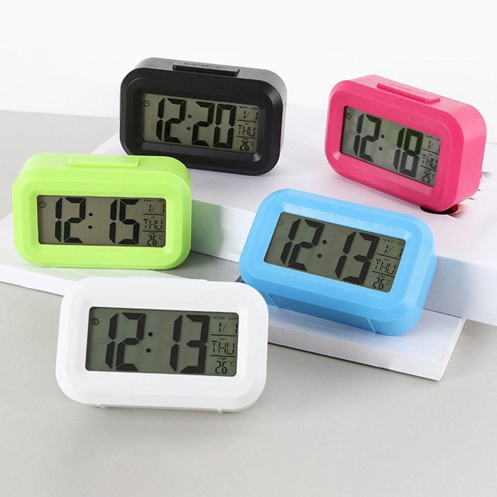 9*2.5*5.5 Cm Digital Alarm Clock Date Temperature Display For Home/Office