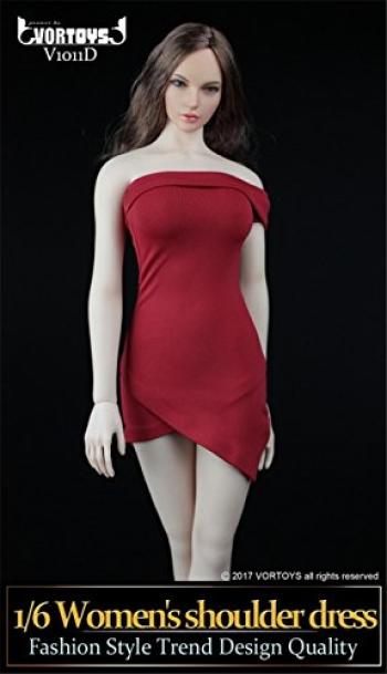 

action figure VORTOYS V1011D beautiful sexy shot cart evening dress and high heels and body not [TOYBARJAPAN] 1/6 (head included)