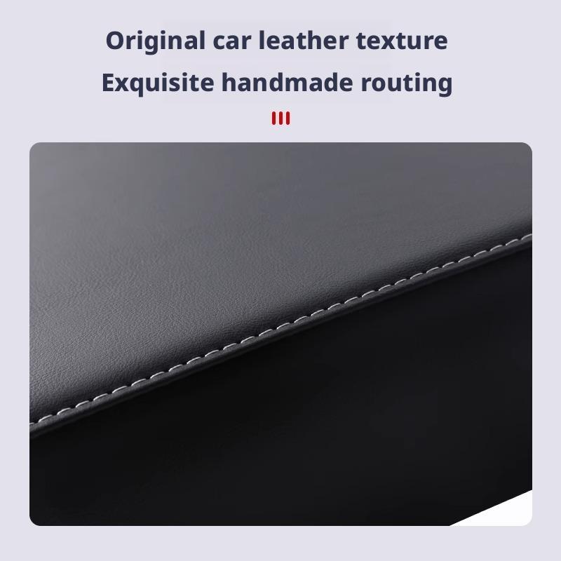 Leather Armrest Box Protective ABS Cover for Tesla Highland 2025 Juniper 2025 Arm Rest Interior Lid Accessories