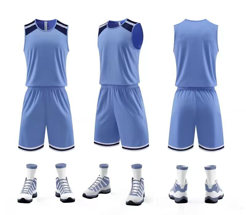 Children's Basketball Quick-Dry Jersey Set for College Competition