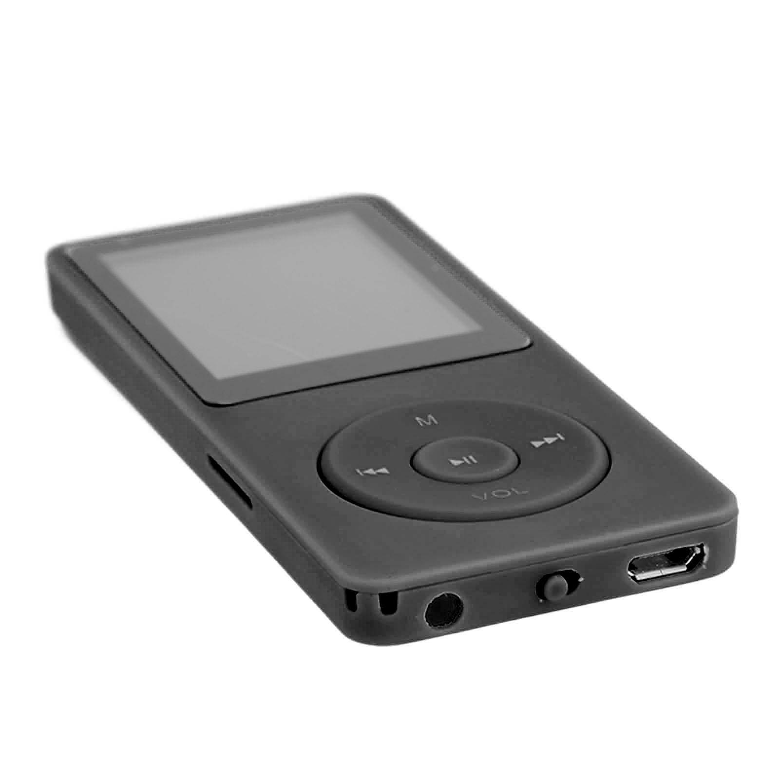 

MP3 Player 1.8in TFT HD Screen Built in Microphone FM Function Mini Portable Music Player with Earphone чорний