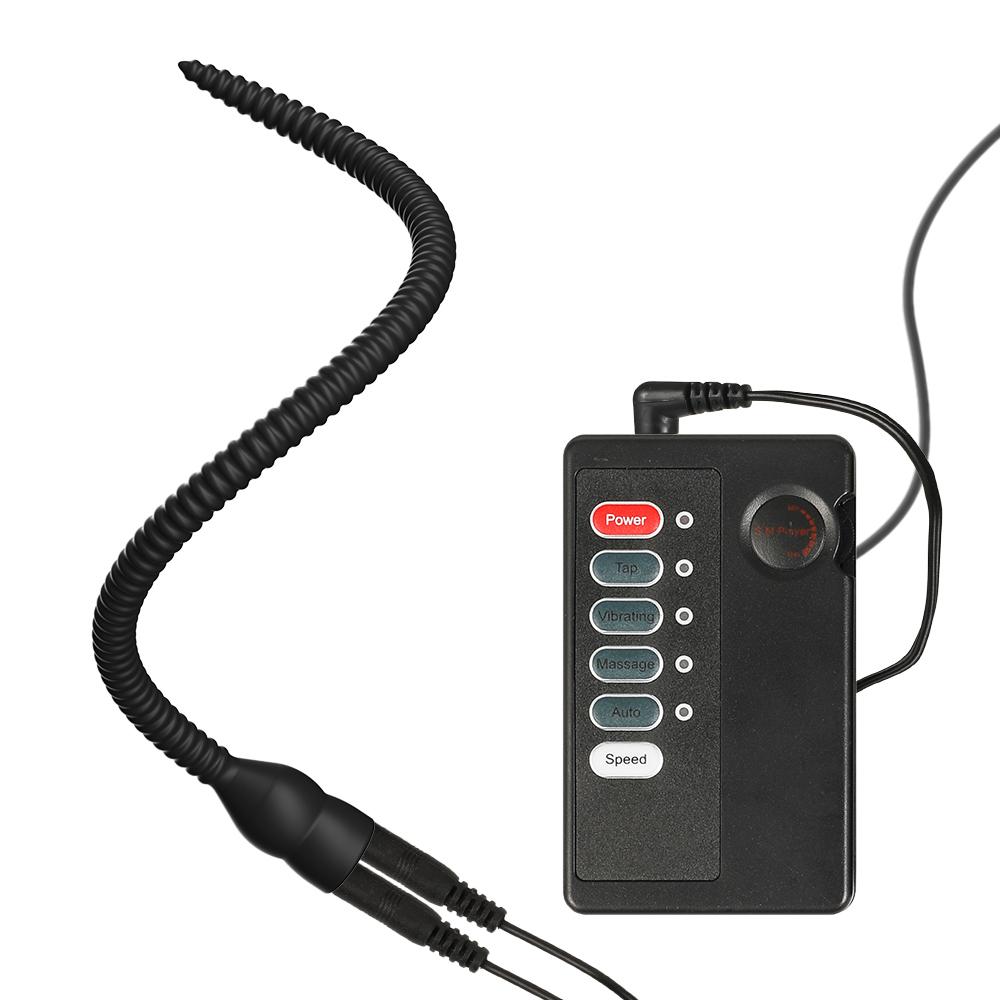 18cm Extra Langer Klingender Harnröhrenkatheter Penis Plug Dilatator Ejakulationsverzögerung Sexspielzeug für Männer Erwachsene Prostata Stimulation