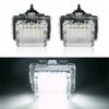 2 Pcs For Mercedes Benz C-Class W204 E-Class W212 S212 C207 C216 2007-2012 Car LED Number License Plate Lights Lamp