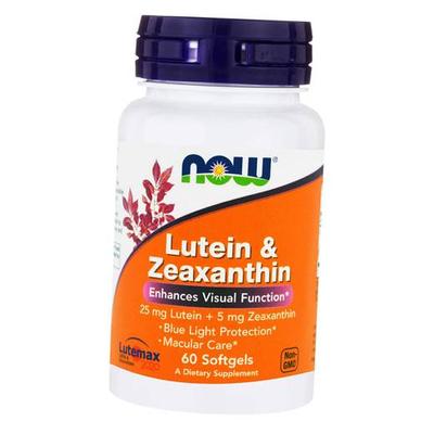 Lutein & Zeaxanthin, Lutein & Zeaxanthin, 60gelcaps (72128014)