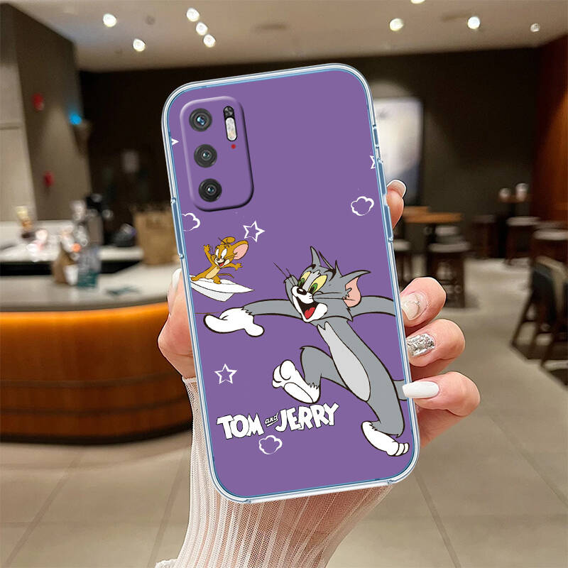 Cute Tom and Jerry Phone Case for Motorola Edge 20 30 S30 40 50 Fusion Lite Plus Pro Ultra Neo One Action Zoom Hyper Power Macro Vision