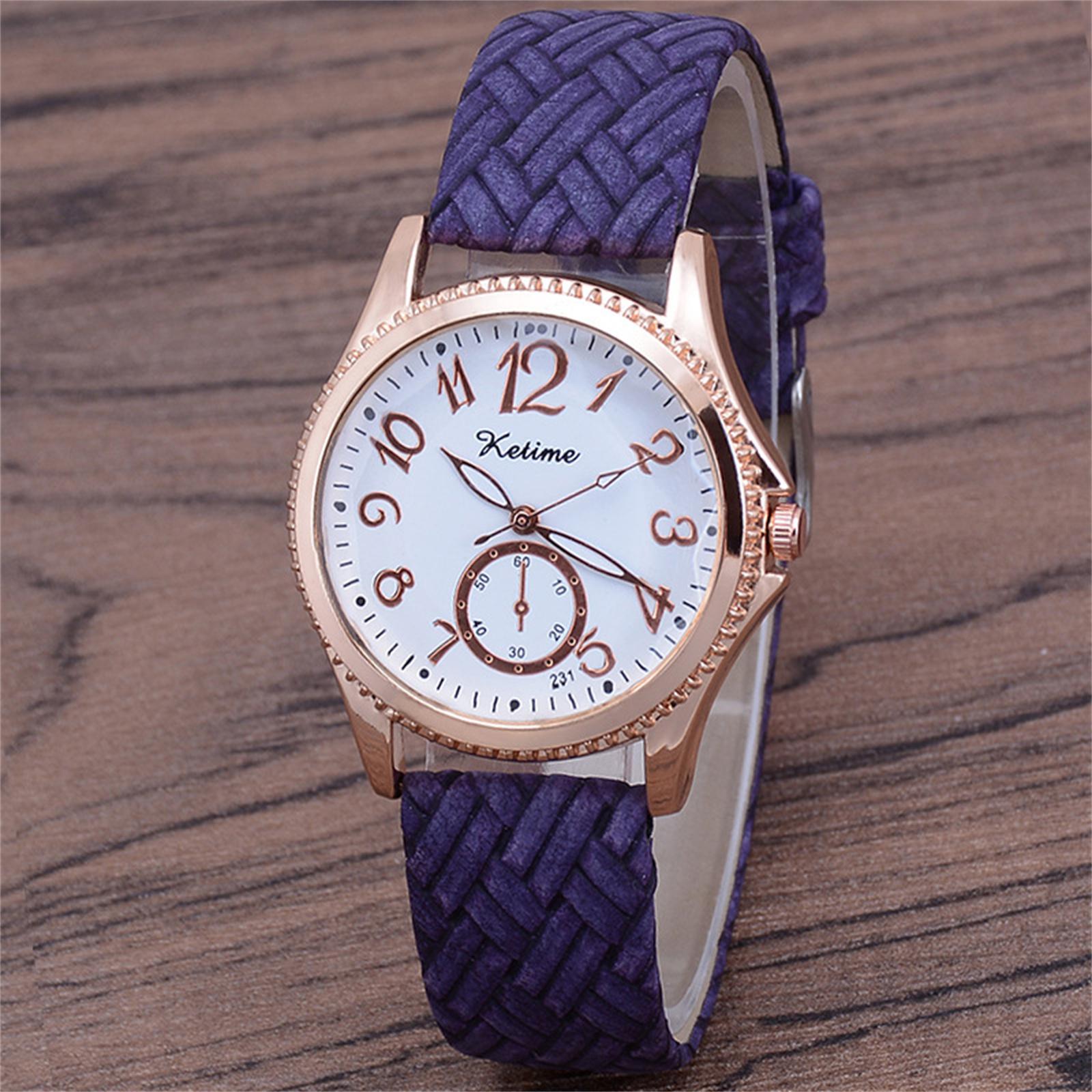 

Женские модные кожаные часы One Size