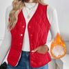 Fashionable Women's Cotton Vest, Thin And Slim Short Cold-proof Warm Vest