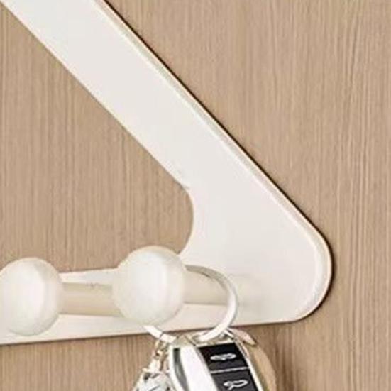 Aufhängbar All-in-One Über die Tür 6 Hakenleiste Bohrlos Kleiderbügel Handtuchhalter Universelle Aufbewahrungslösung Badezimmer Schlafzimmer Organizer