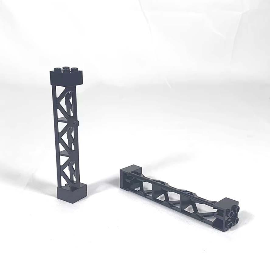 Stadt Bausteine Zug Waggon Stützsäule Träger Säule Balken 2x2x10 Militärsteine Spielzeug Kompatibel Technische Teile 95347