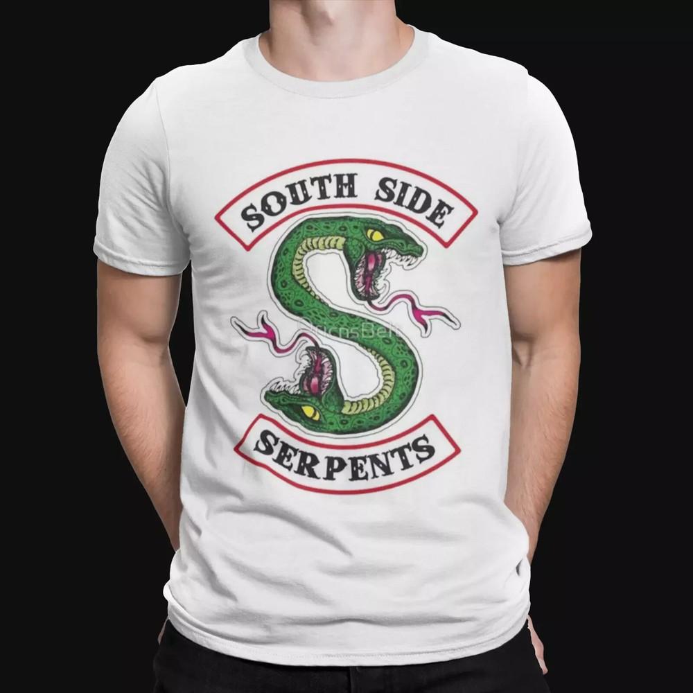 Riverdale South Side Serpents T-Shirt Retro Cool Gift Tee Archie Movie TV UK Unisex T-Shirt XXXXL