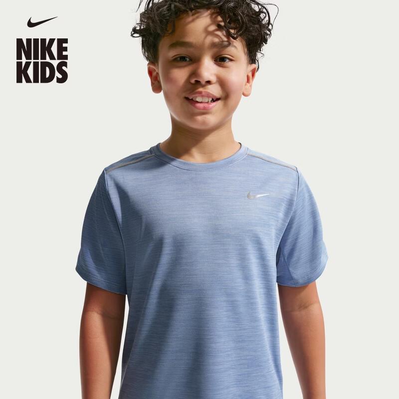 Nike Big Kids Miler Dri-FIT Short-Sleeve Top IF2425 L