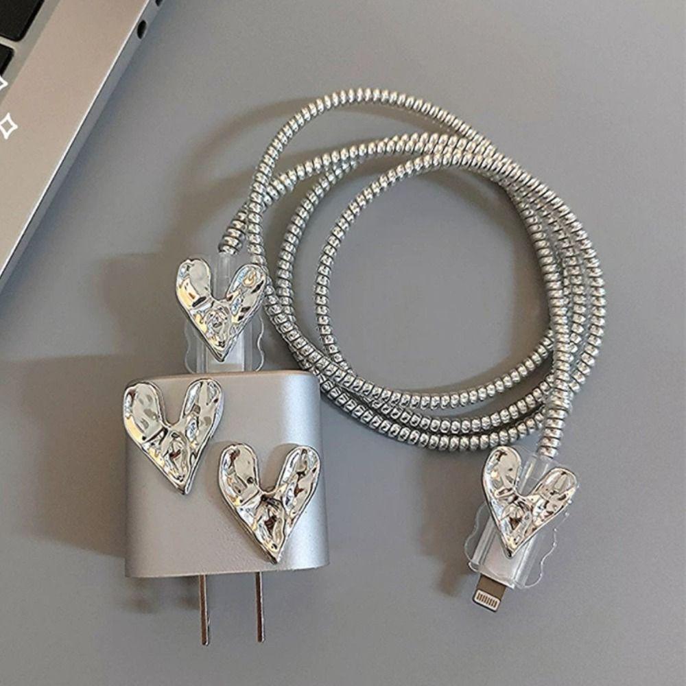 

Wave Pattern Border Charging Cable Protector for iPhone 18W/20W charging head A