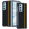 Applicable To Honor MagicVS2 Mobile Phone Case Carbon Fiber Kevlar Pattern Anti-drop Ultra-thin Folding VS Leather Case Protective Case