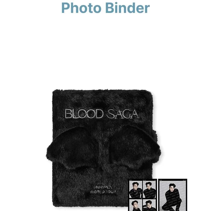 ENHYPEN - [BLOOD SAGA] WORLD TOUR MD Photo Binder