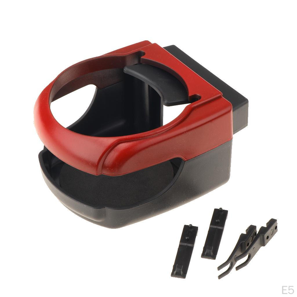 Car Air Vent Outlet Cup Holder Beverage Stand Mount Clipon Black