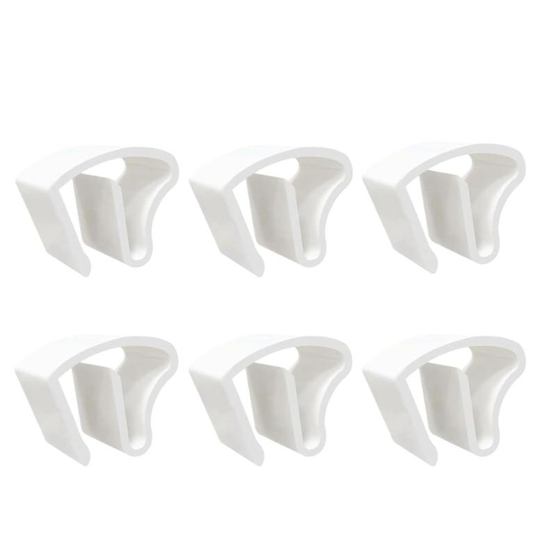Curtain Holdbacks Pinch Pleat Hooks Strong Plastic Curtain Fixing Hooks For Home Office Window Easy to Installation
