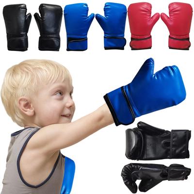 Kids Boxing Gloves Breathable Kickboxing Gloves PU Leather Fighting Mitts Taekwondo Mitts for Boys Girls Youth