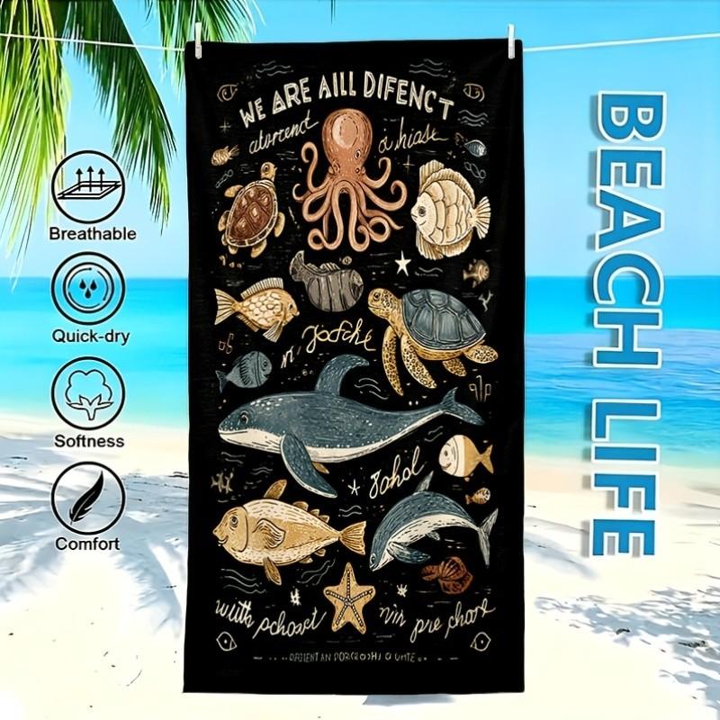 Classic Red White Thin Vertical Stripe Beach Towel Multiple Sizes For Retro Summer Seaside Sunbathing Portable Towel