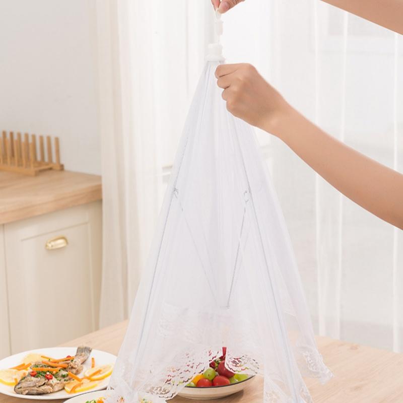 Mesh Large and Tall Food Covers, Pop-Up Mesh Food Covers Tent Umbrella for BBQs, Screen Tents, Parties Picnics, Fruit Cover