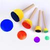 30-Piece Children's Round Sponge Stamp Brush Set for Art Crafts