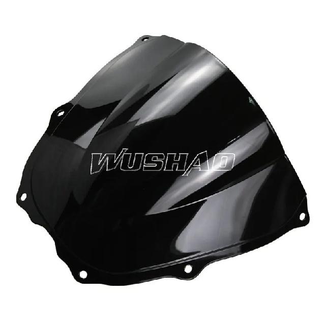 Ветровое стекло Double Bubble для мотоцикла Honda RVT1000R VTR1000 SP1 SP2 RC51 2000-2006 годов выпуска (2001, 2002, 2003, 2004, 2005). чёрный