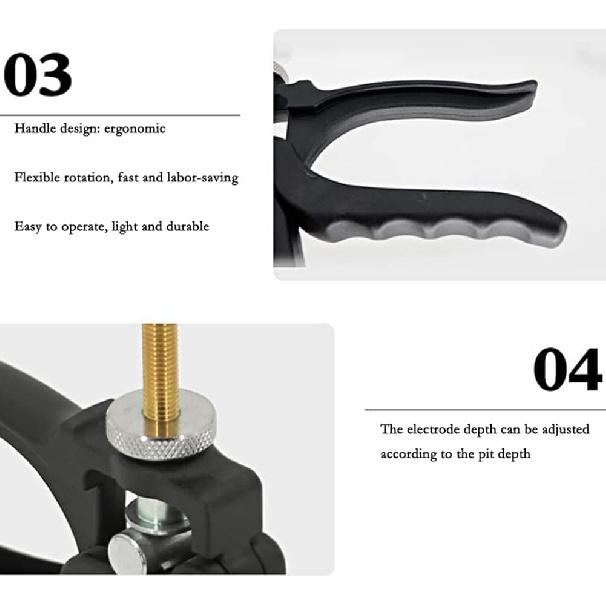 Dent Repair Tool Automotive Metal Dent Quick Puller Car Dent Repair Tool Spot Welding Pulling Unit Car Body Fine Repair Tool Small Leveling Bar