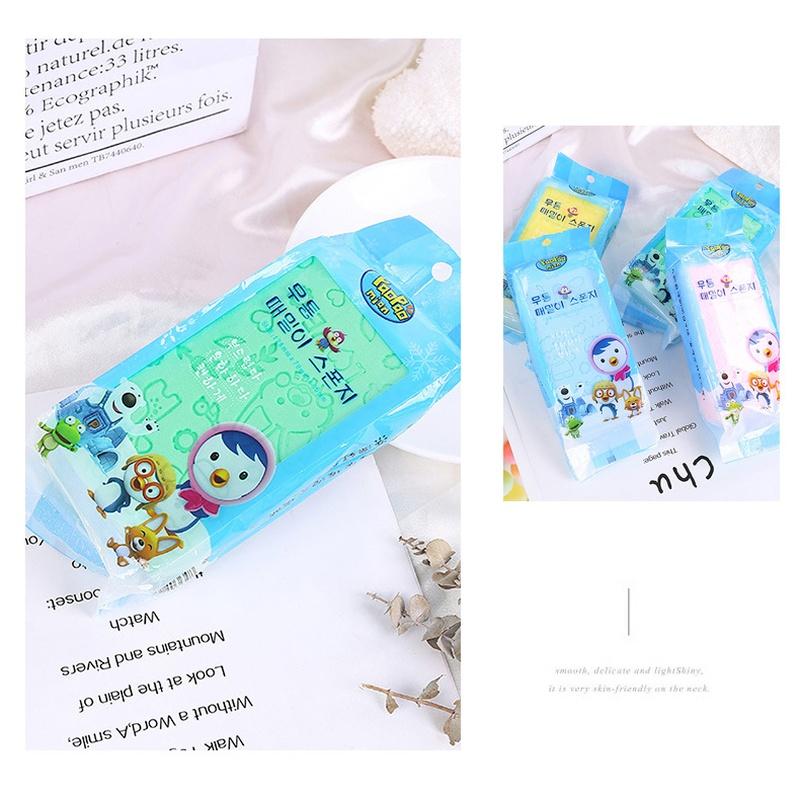 1 Stück Badeschwamm Erwachsener Kinder Schwamm Körper Peeling Peeling Massagegerät Reinigung Duschbürste Zufällige Farbe