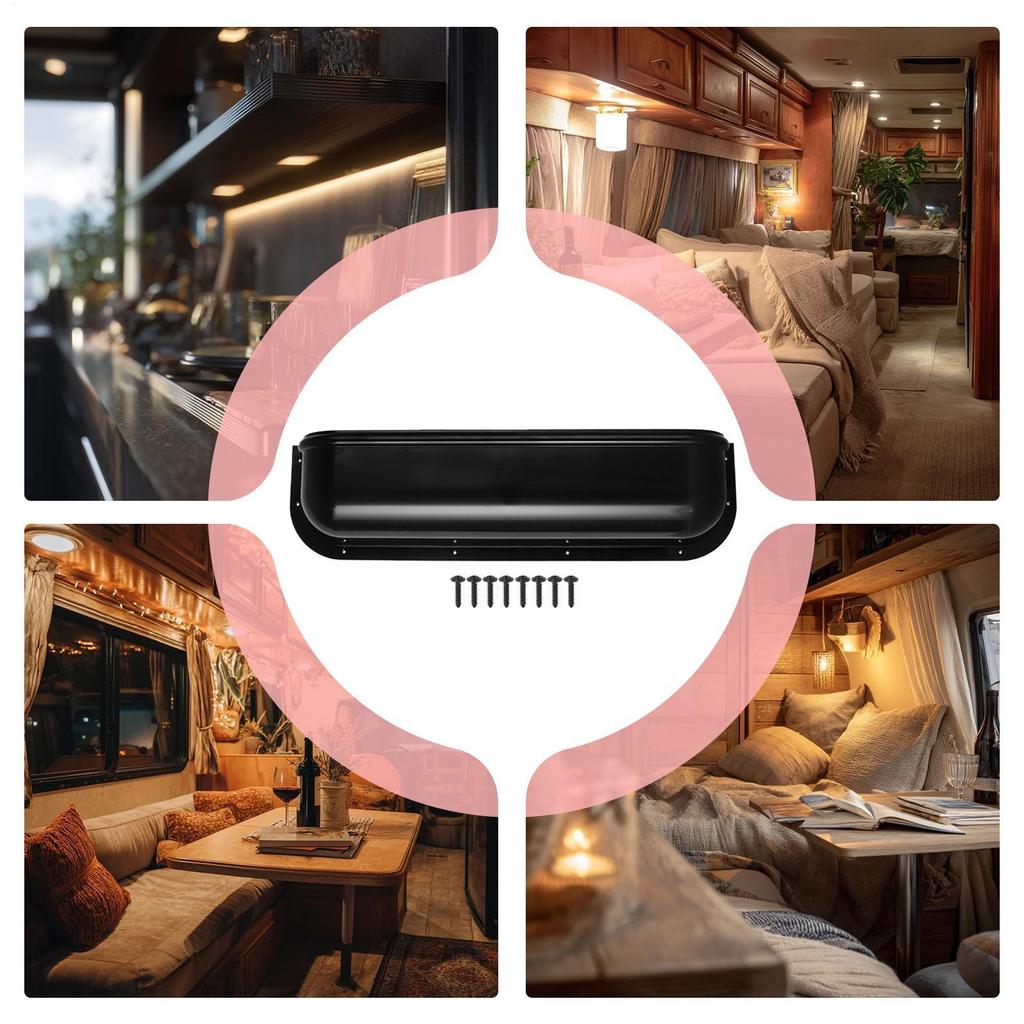 RV Door Storage Caravan Trailer Door Organizer Box Waterproof Car Accessories Large Capacity Holder Rack for Vehicle Drinks Tool