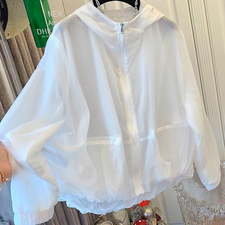 Purple Sports and Leisure Hooded Sunscreen Shirt Women's Outdoor Jacket