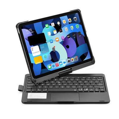Ipad Air 4 için Dokunmatik Yüzeyli Klavye Kılıfı Döner Kılıflı Ipad için Bluetooth uyumlu Klavye 10.9 İnç Sert Kapak
