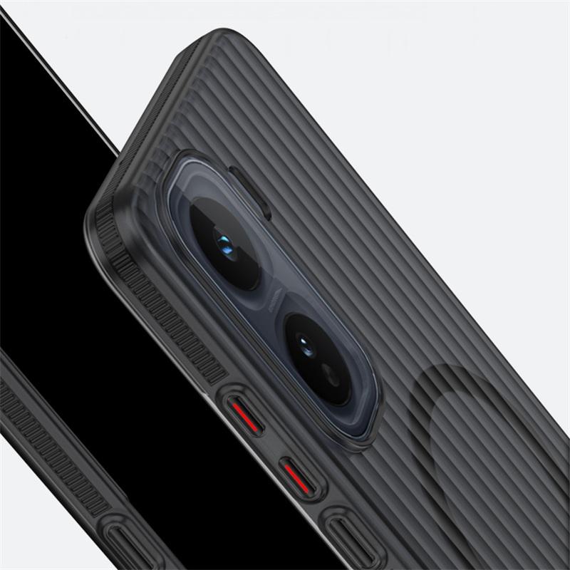 For Vivo iQOO Neo11 Case Hard PC Transparent Magnetic MagSafe Anti-slip Protective Back Cover Shell