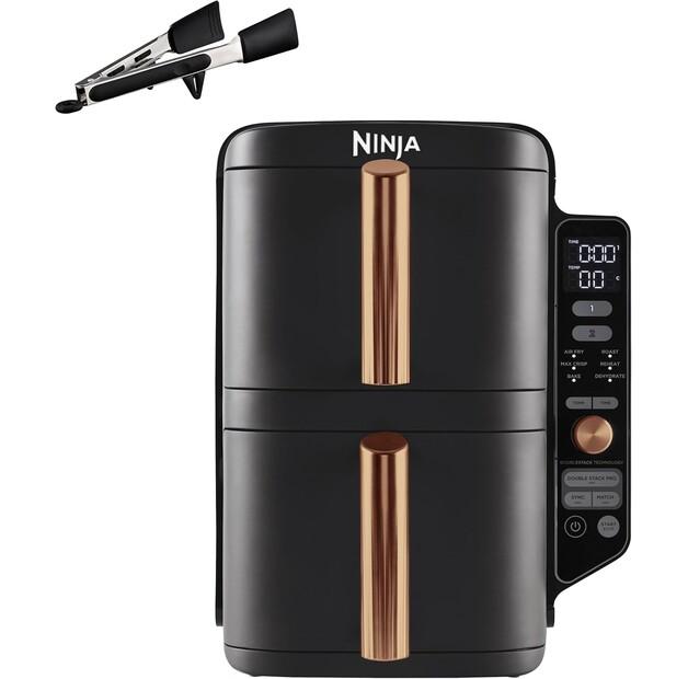 Ninja SL400EUCP Double Stack Deep Fryer Black