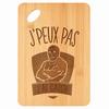 Cutting Board - PLANETEE - Appetizer Tray - Engraved Bamboo Catch I Can't - 30x20x1 Cm - Hole 24 Mm