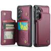 For Samsung Galaxy S25 FE Case with 5 Card Slots Leather Back Cover