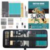 Kalour Drawing Pencils Set, 41/50/70/83pcs Professional Sketch Pencil All-in-one Kit, Art Supplies for Artists Beginners Adults