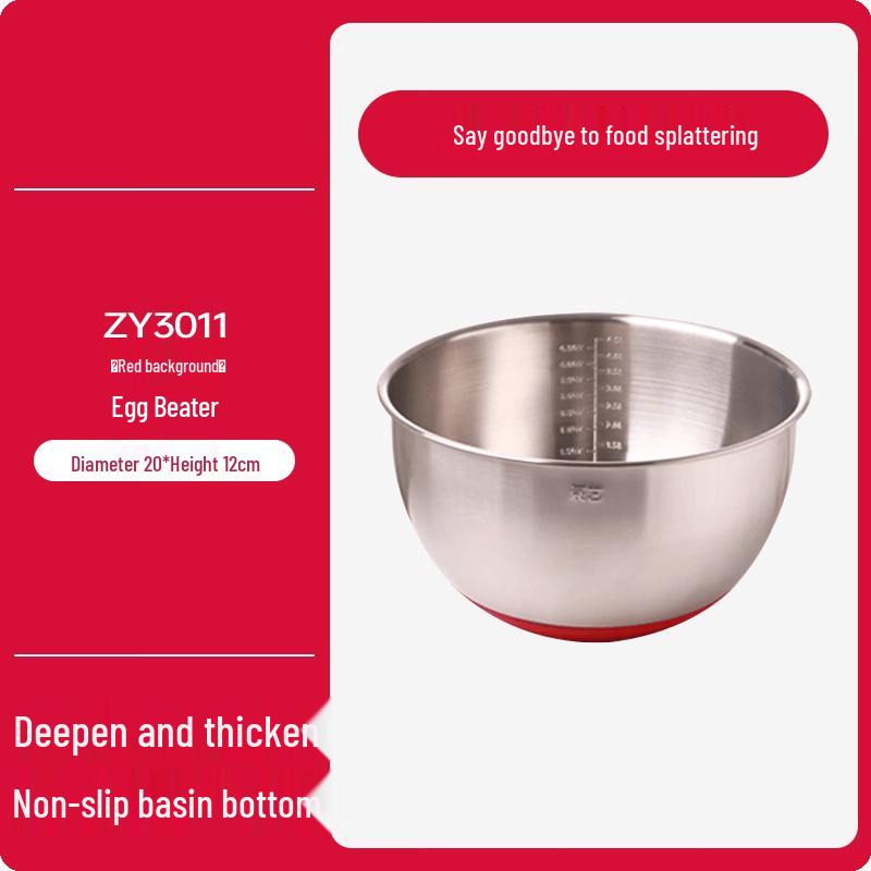 Yingtang 10-Piece Non-Slip Egg Beater & Mixing Bowl Set