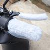 Simulated Plush Grip Glove Motorcycle Handle Cover for Winter Thick Warm Handle Gloves Covers Universal Scooters Hand Warmer