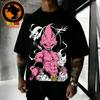 2026 New  Dragon Ball Retro Highquality Cotton Mens Tshirt Oversized Magic Man Buo Printed Unisex Casual Shirt