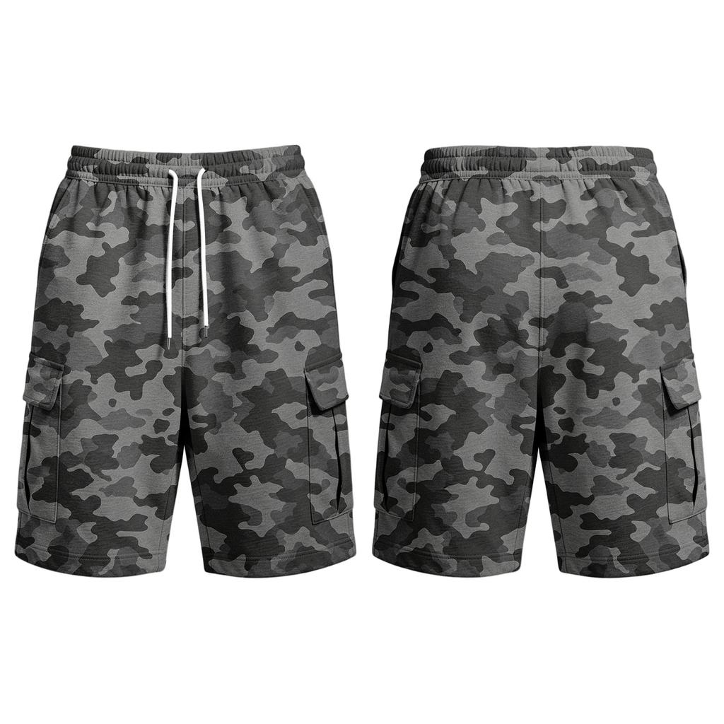 Men's Cargo Shorts with Multiple Pockets Loose Fit Straight Leg Casual Outdoor Work Shorts
