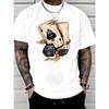Unisex T-shirt with Intricate Skull and Mechanical Designs.