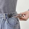 1/5pairs Colorful Bear Buckles Women Men Adjustable Jeans Pants Pins for Loose Jean Fit Tighten Waist Closing Reduce Snap Button