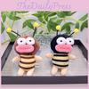 Delightful Soft Super Bumblebee Keychain Cute Cartoon Plush Perfect For Girls Young