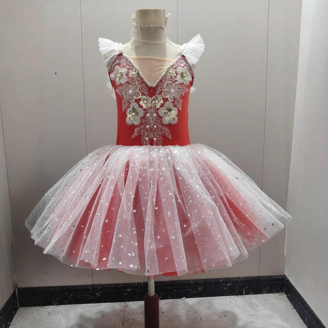 Children s Swan Lake Sequined Ballet Tutu Skirt Costume 110 cm